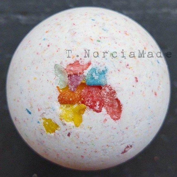 Cereal Killer Bath Bomb: Fruity Pebble - Picture 2 of 4